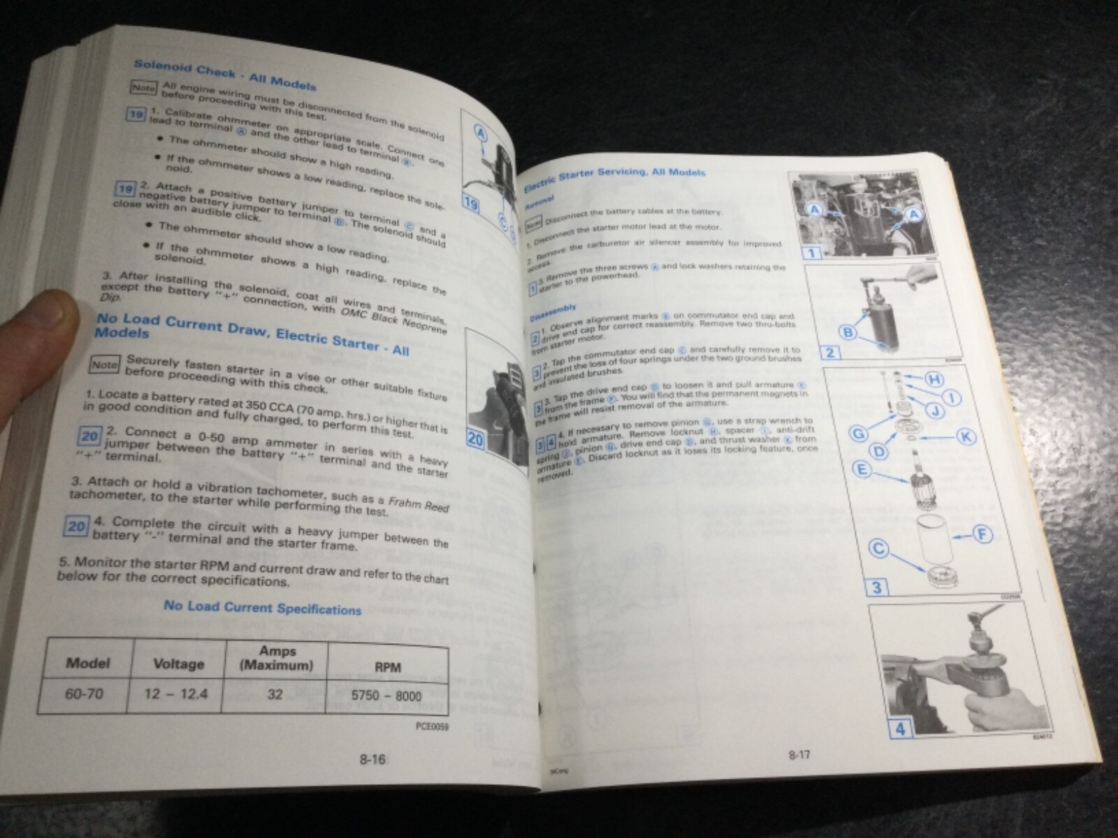 1992 Johnson Evinrude 60 thru 70 HP Outboard Service Manual 508144 EI 60 65 70HP