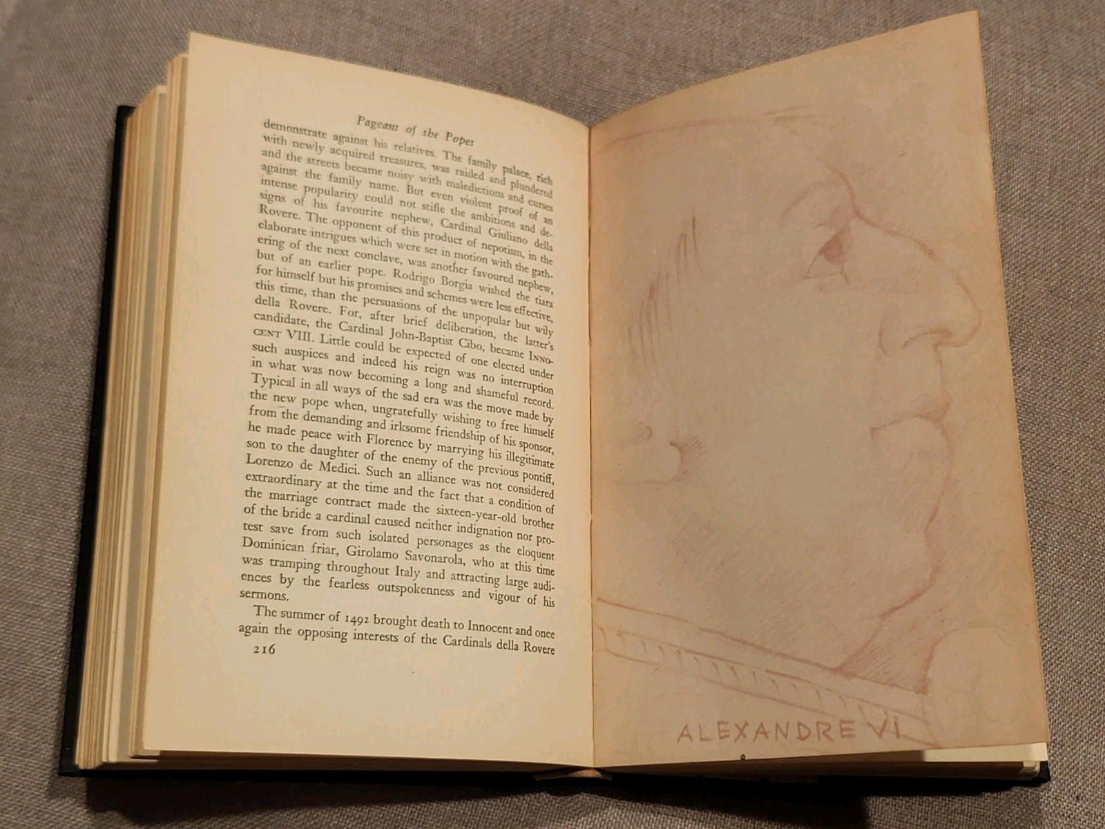 Pageant Of The Popes By John Farrow, Hardcover Book, 1943 Vintage Collectible