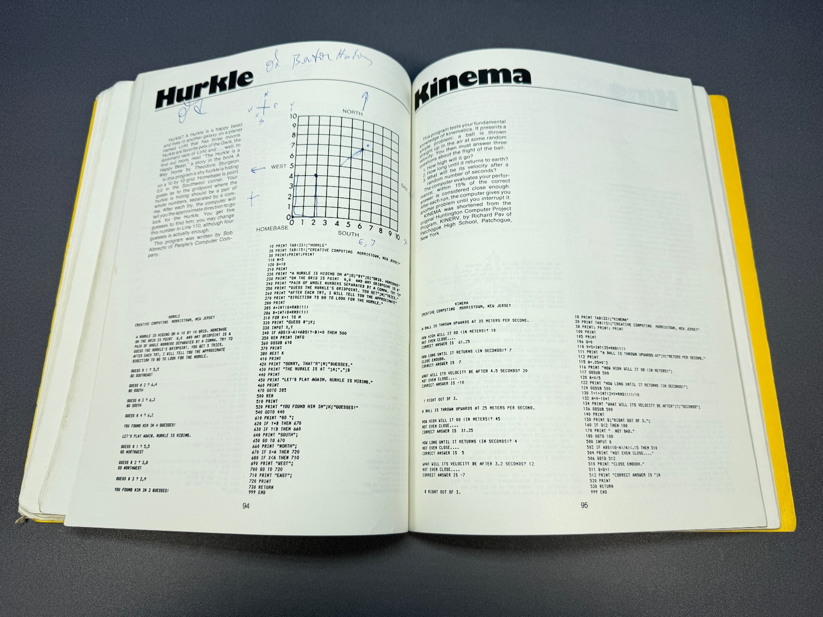 BASIC COMPUTER GAMES MICROCOMPUTER EDITION BOOK DAVID AHL VINTAGE 1978 WORKMAN