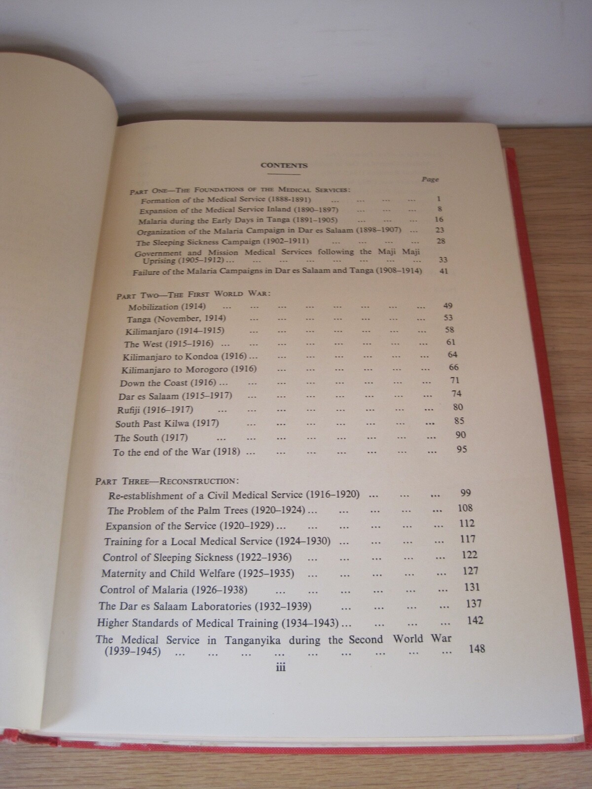 History of the Medical Services of Tanganyika