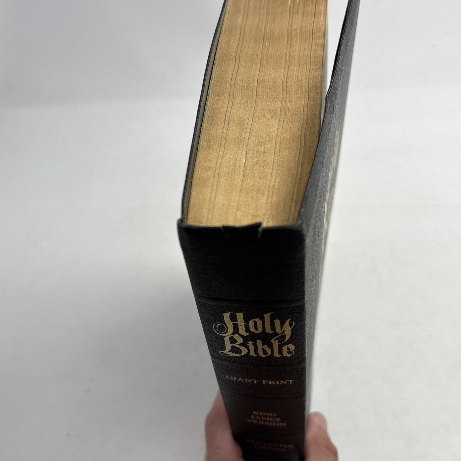 1973 NEW Regency Holy Bible KJV Giant Print Red Letter Edition Black CLEAN