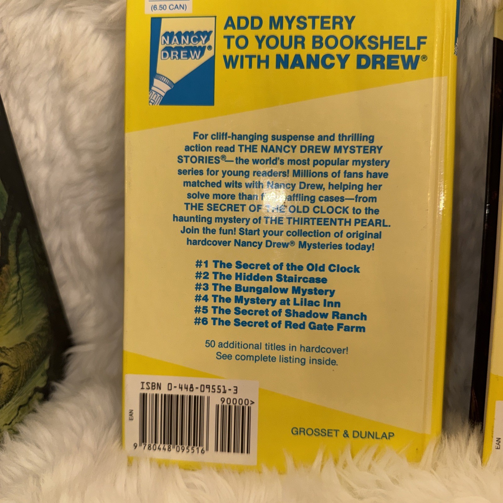Nancy Drew Mystery Stories Mixed Lot 6📚Hardcover Books 50-55 Carolyn Keene 1992