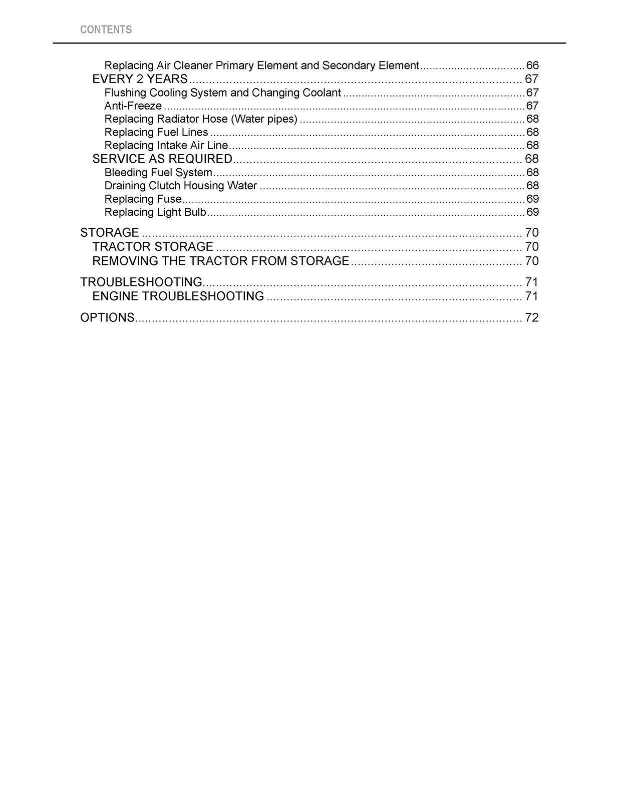 KUBOTA B2320 B2620 B2920 B2320NARROW OPERATORS MANUAL, TOUGH LOOP BOUND, COVERED