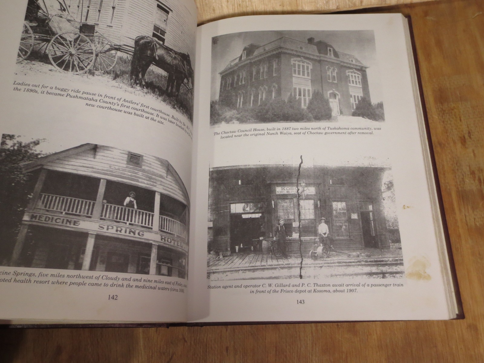Pushmataha County Oklahoma The Early Years History Genealogy Signed by Ms West