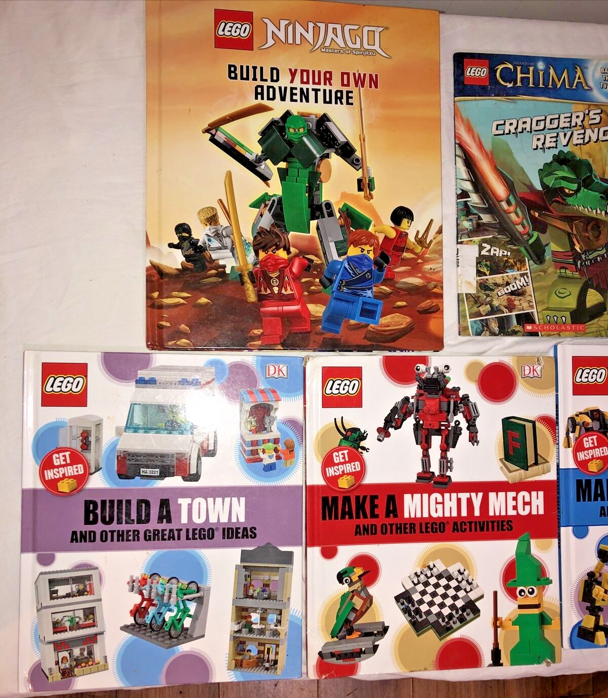LEGO Children’s Books Combo Set of 4 Books Package Deal