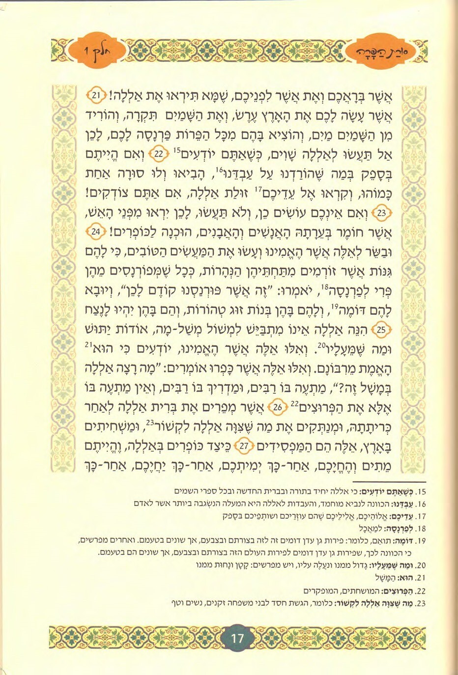 Quraan Hebrew translation