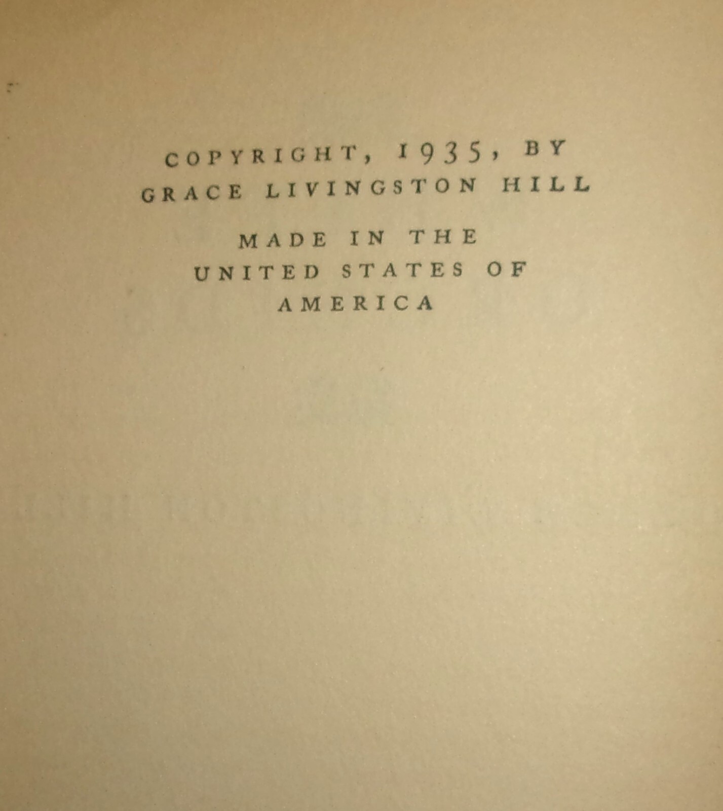 WHITE ORCHIDS-1935 Novel-GRACE LIVINGSTON HILL-Excellent Unstated 1st Hardcover!