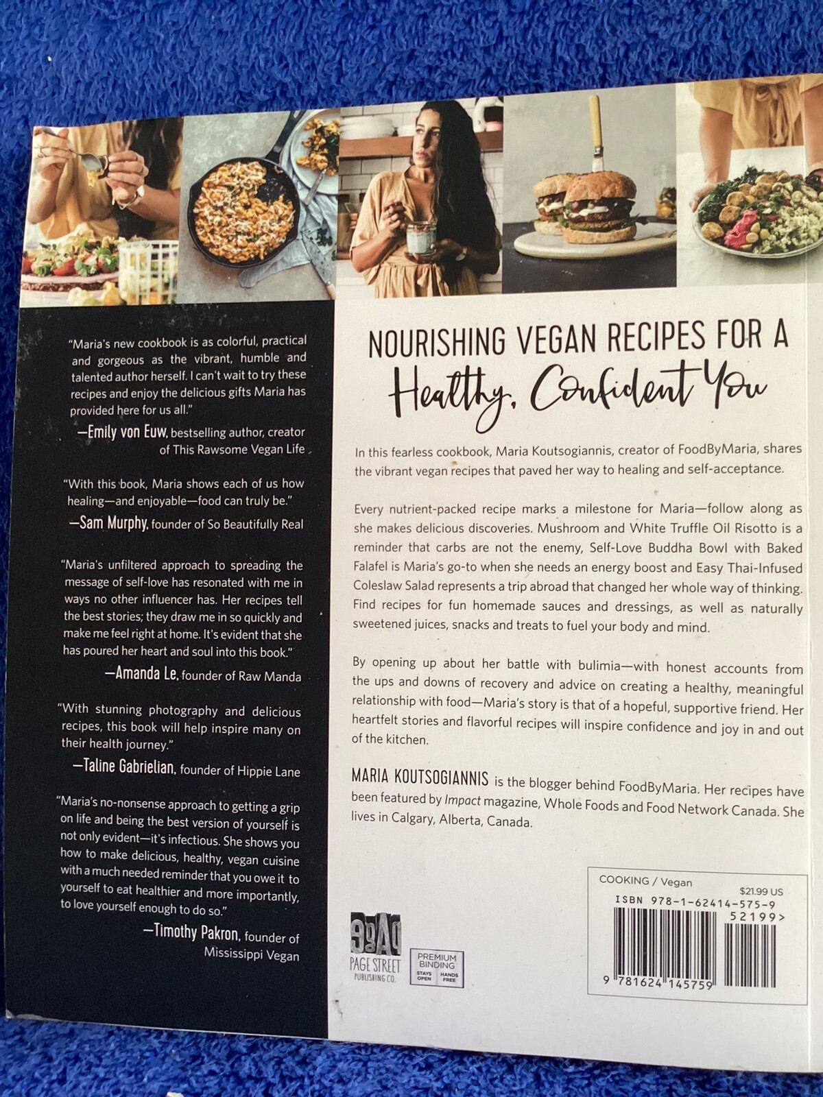 Mindful Vegan Meals, Maria Koutsogiannis, 208 Pages, Helpful Healthy Meals