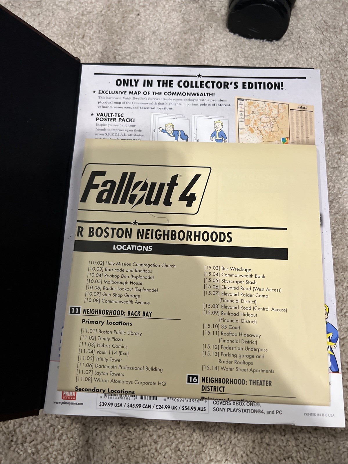 Fallout 4 Vault Dweller’s Survival Guide Restricted Collectors Edition Hardback