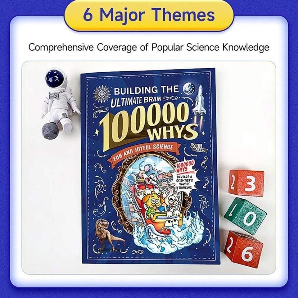Children’s Encyclopedia 100000 Whys Kids Book Ages 6-12 Extracurricular Reading