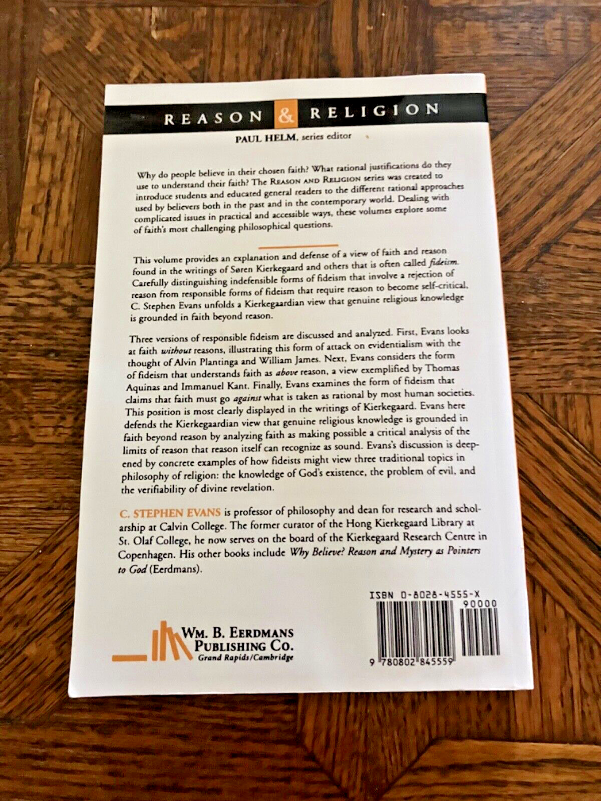 Faith Beyond Reason : A Kierkegaardian Account by C. Stephen Evans (1998, Trade