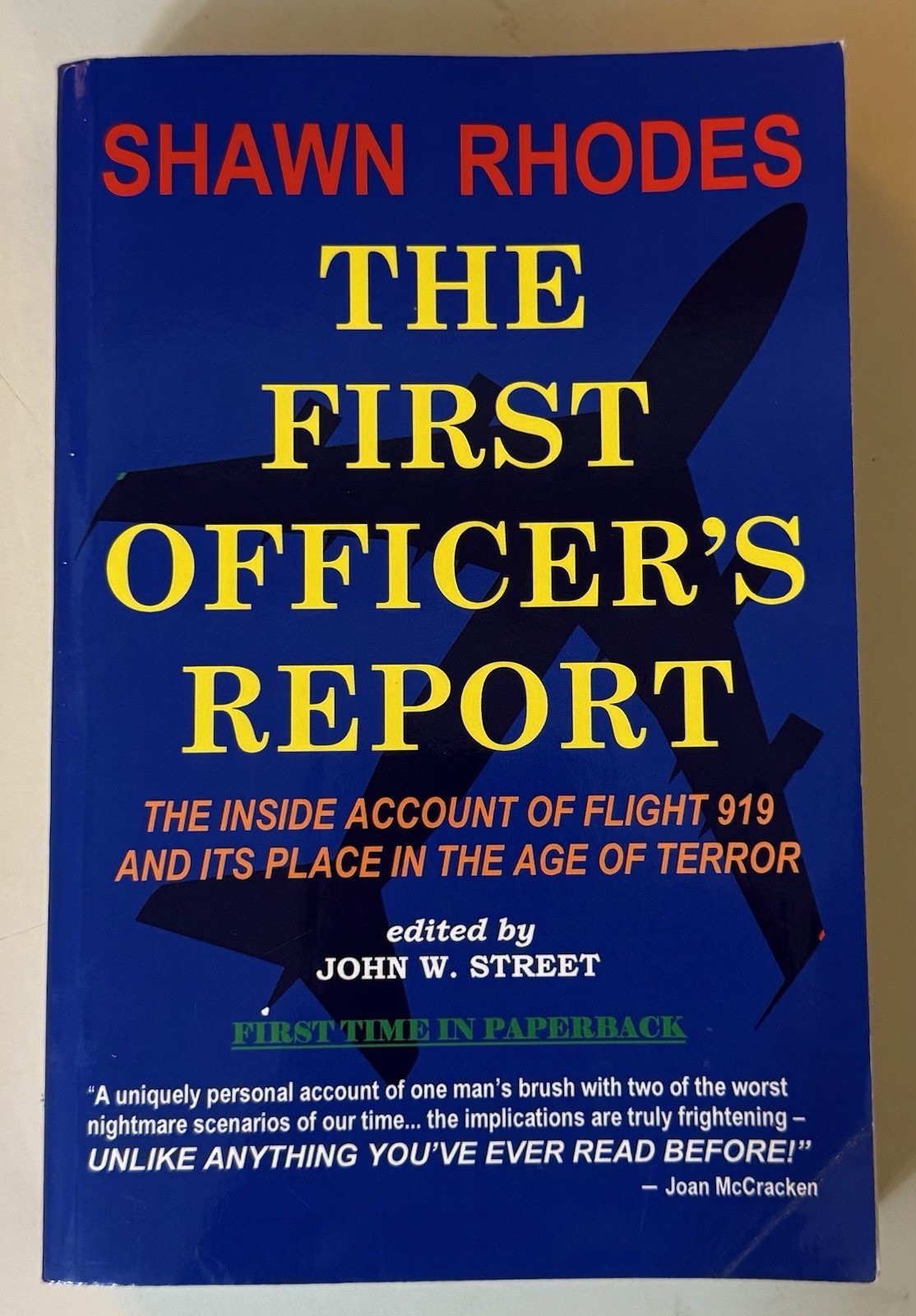 The First Officer’s Report – Large Print Format: The Inside Account Of Flight 91