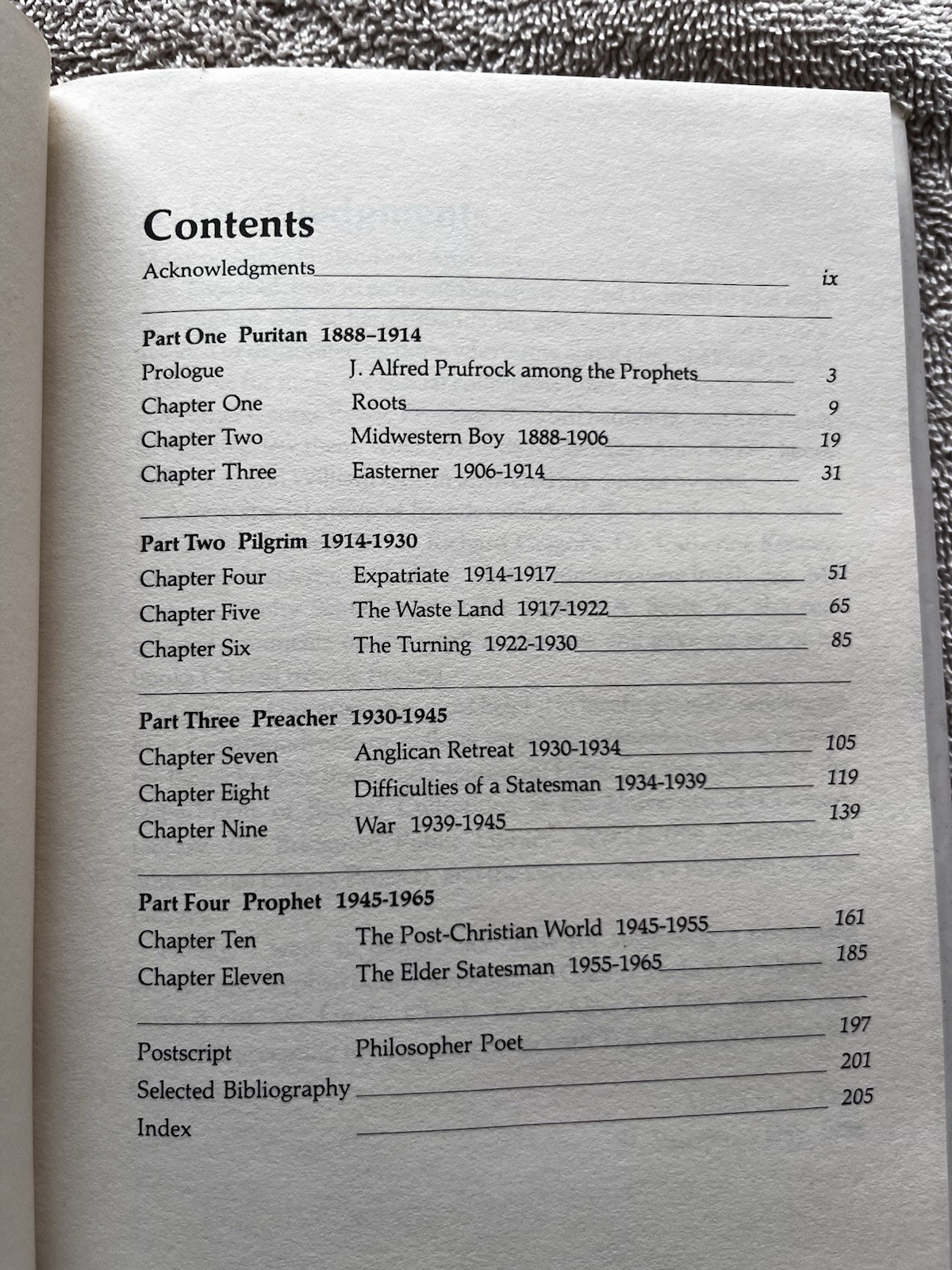 T.S. Eliot: The Philosopher Poet – By Dale – 1988 – Very Good Condition HC