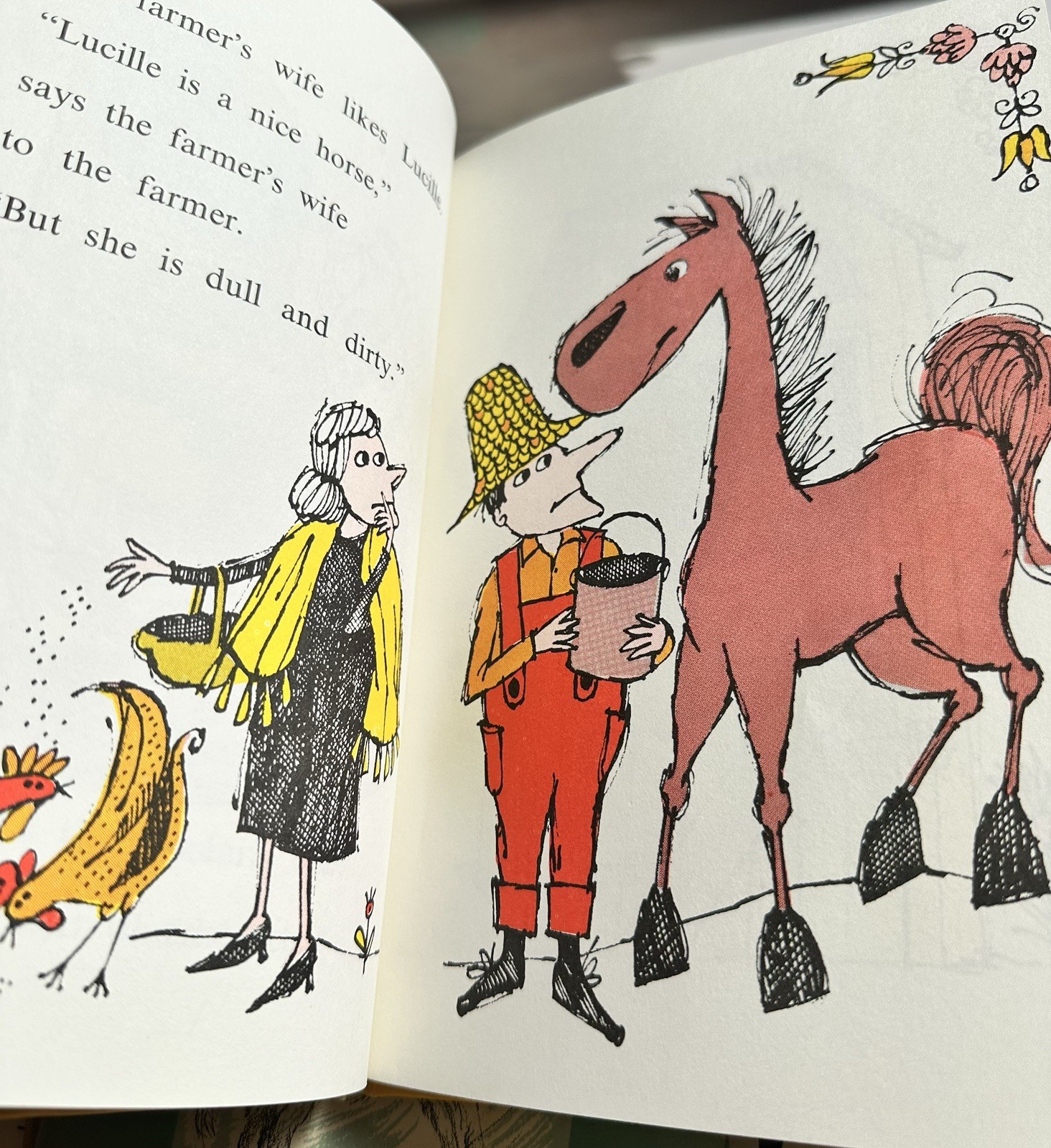 Lucille by Arnold Lobel 1964 Hardcover An I Can Read Book Children Horse Farmer