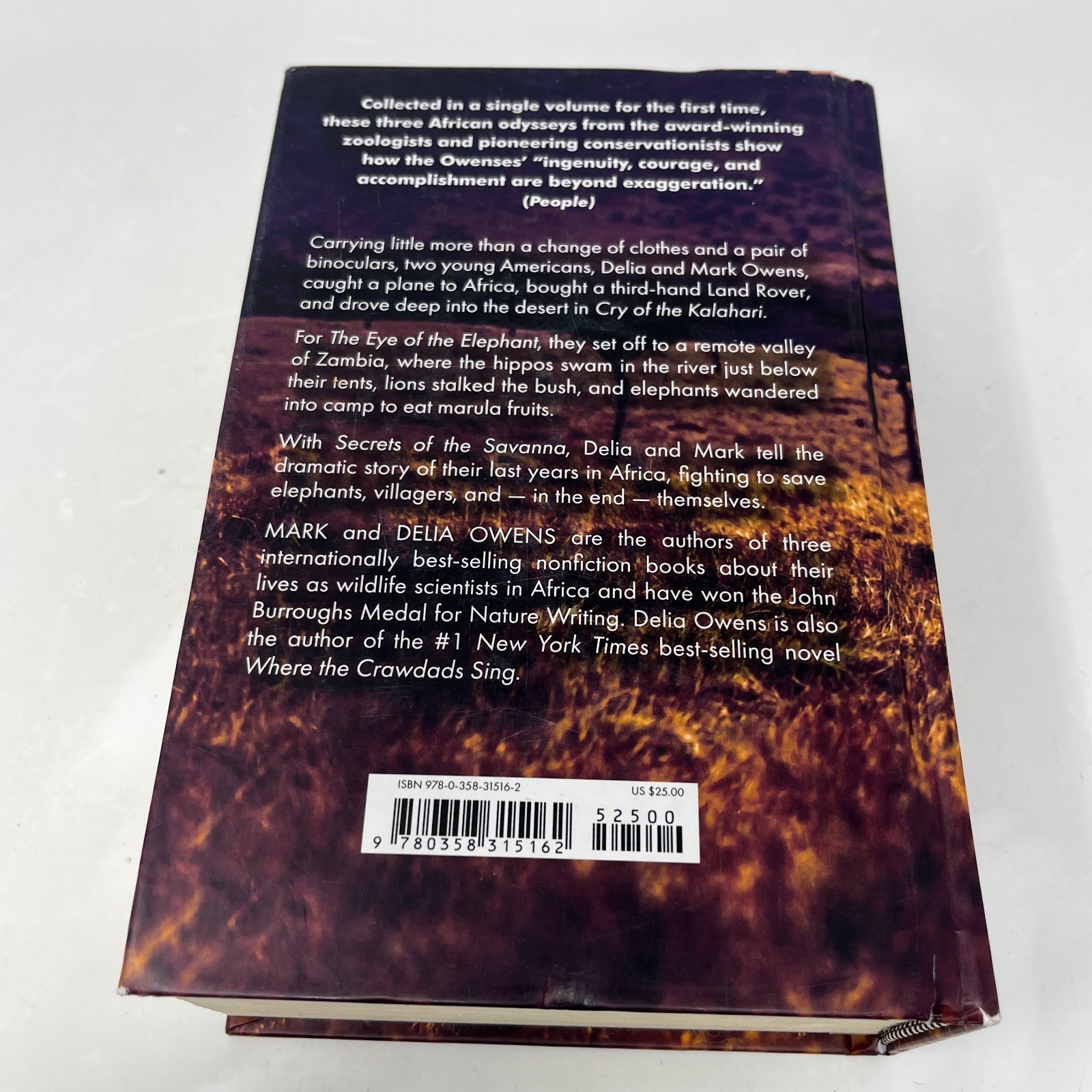 Delia Owens In Africa : A Life In The Wild by Mark Owens & Delia Owens – 2019 HC