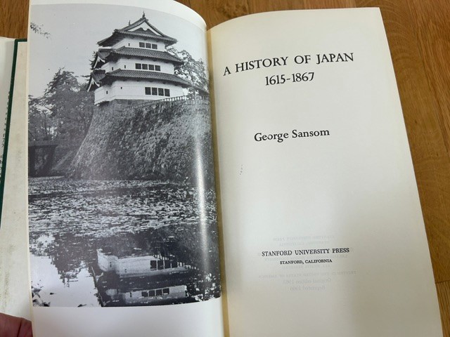 A History of Japan by George Sansom 1960’s 3 Volume Book Set – HARDCOVER – GOOD