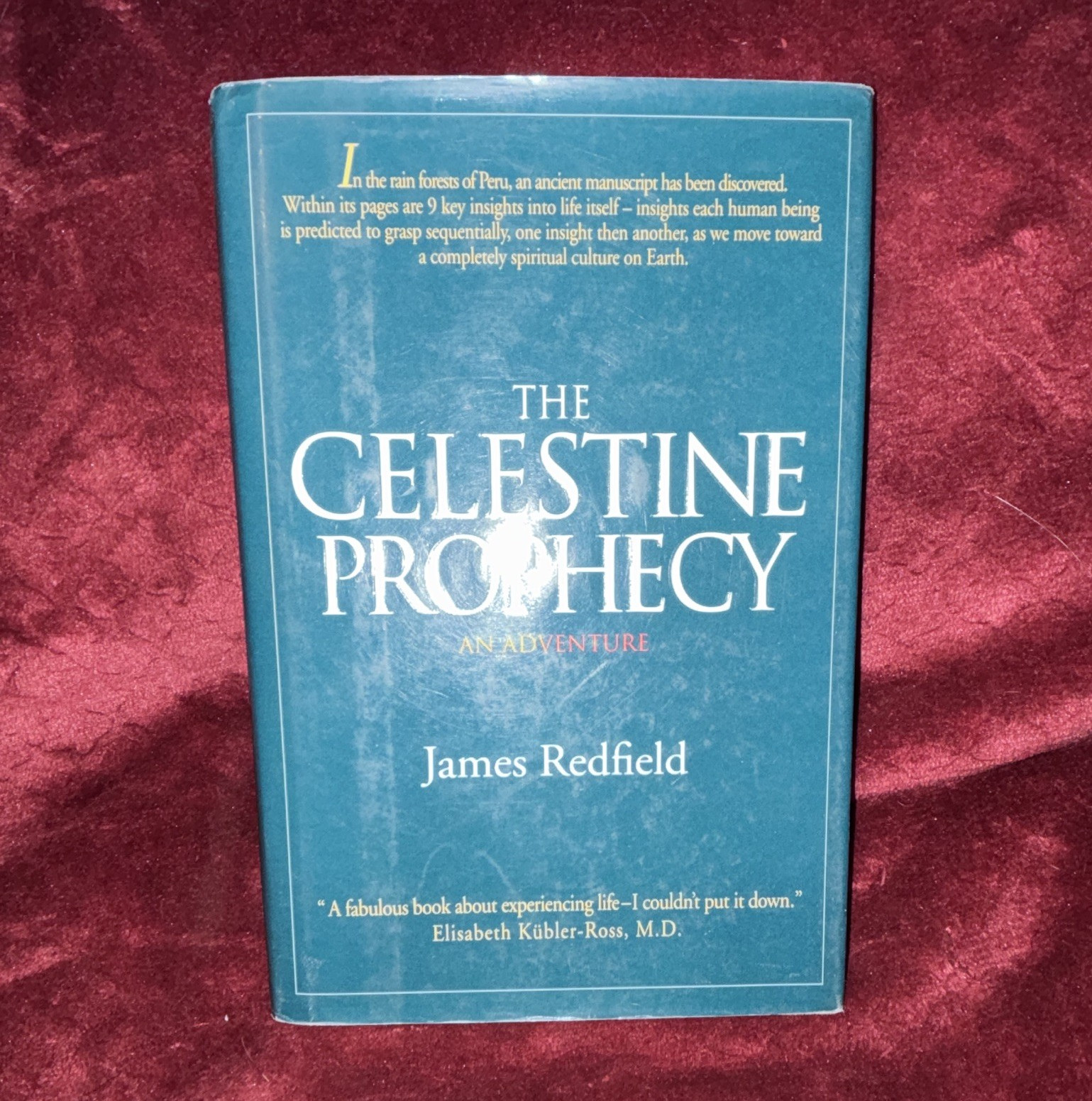 James Redfield The Celestine Prophecy: An Adventure Hardcover w/ Dust Jacket