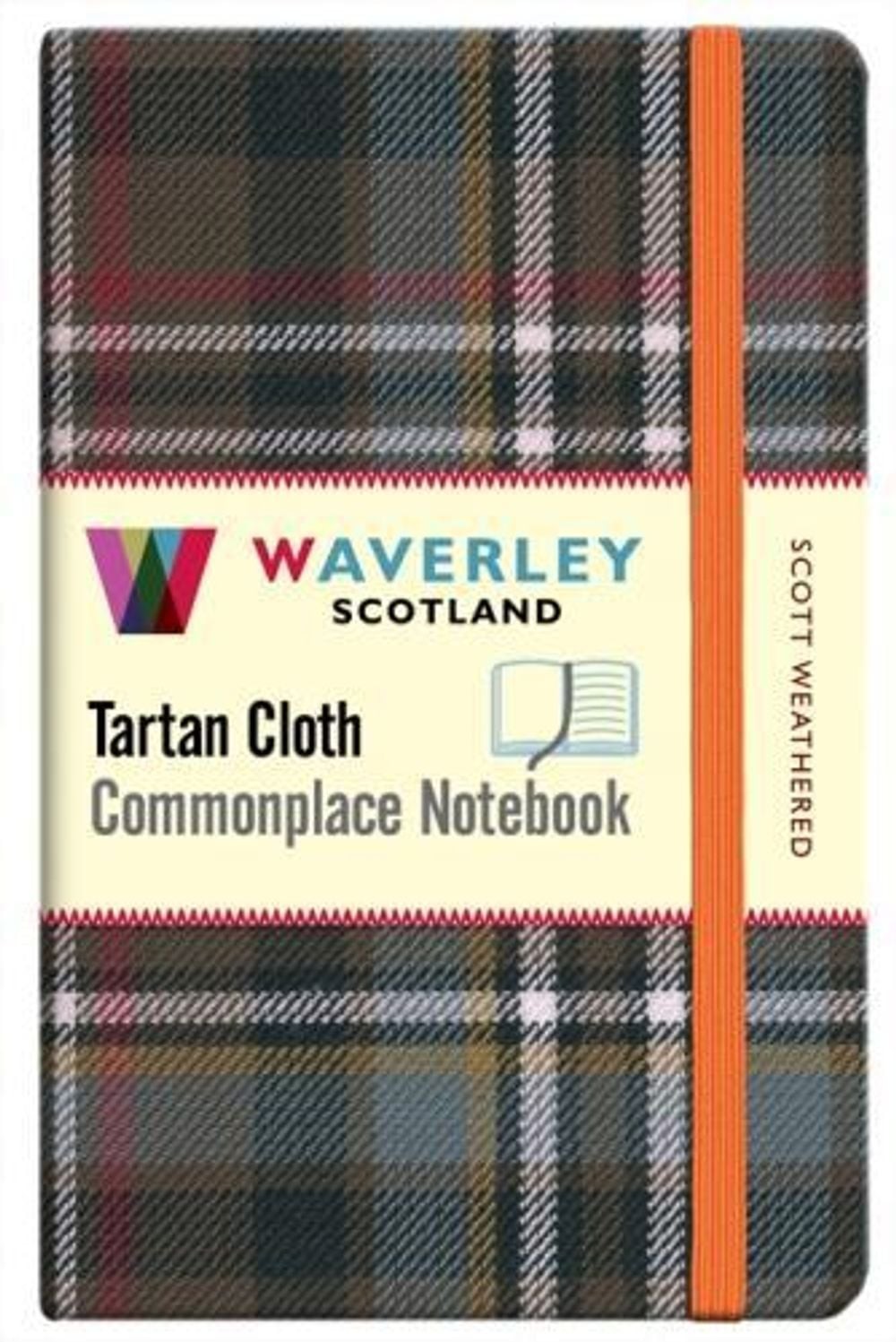 Scott Weathered: Waverley Genuine Tartan Cloth Commonplace Notebook (9cm x 14cm)