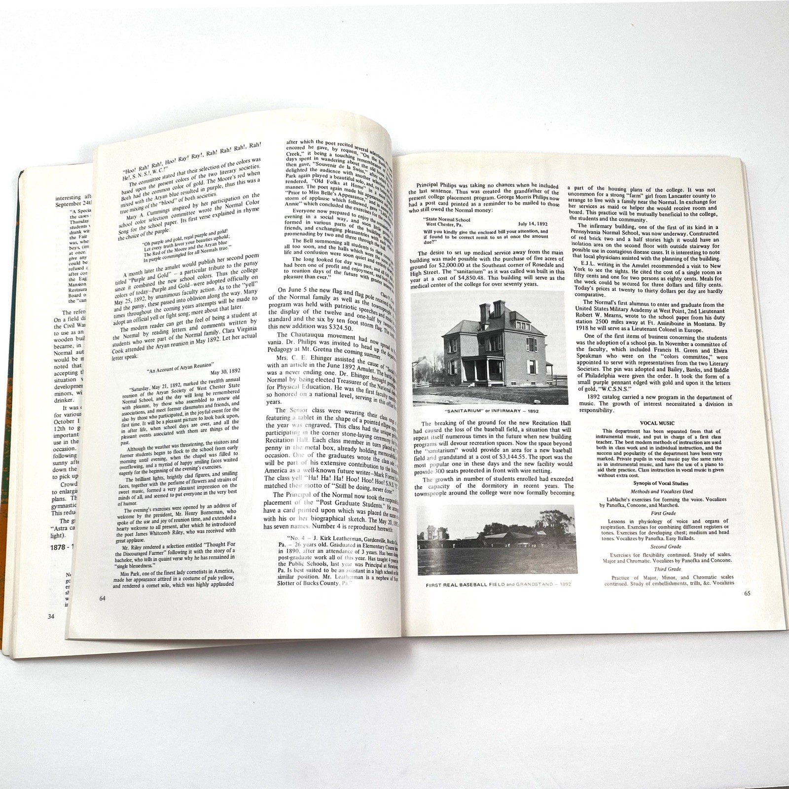 1971 Centennial History West Chester State College: Sturzebecker See Cpondition