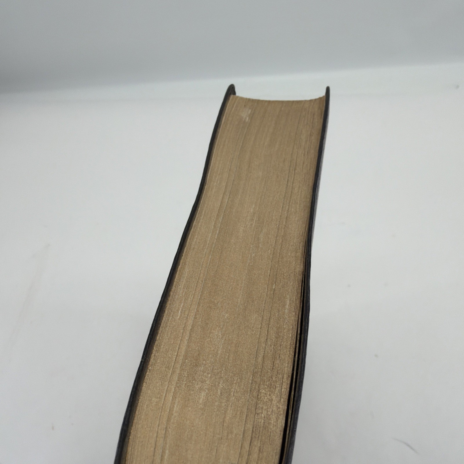 VTG 1971 Holy Bible Black Genuine Leather Revised Standard Version Melton No Rl