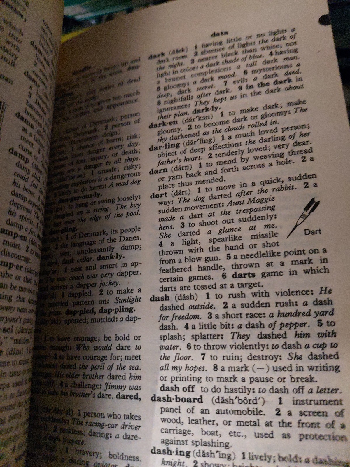 VINTAGE SCHOLASTIC DICTIONARY OF AMERICAN ENGLISH 1970’s PAPERBACK 864 PAGES