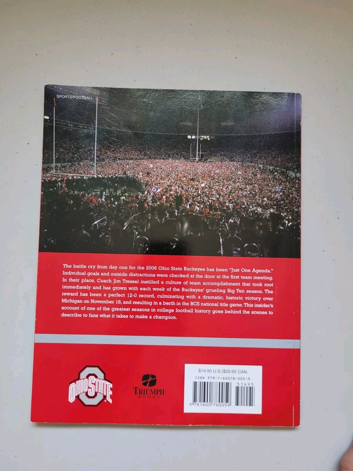 Ohio State Buckeyes Football Book Lot of 10 Incl. 2006 UM Game Program + Ticket
