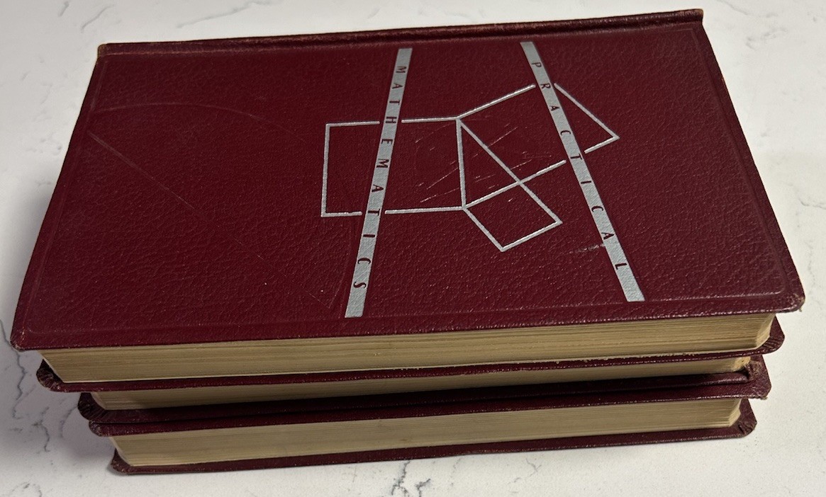 Practical Mathematics 1945 National Educational Alliance Kimball Books VOL 2-4