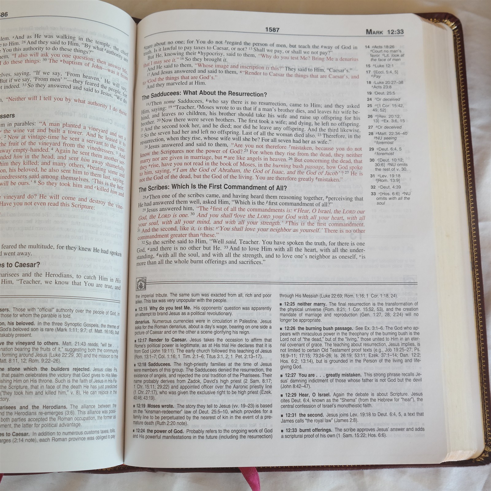 New Geneva Study Bible NKJV Genuine Leather Nelson 2996BG