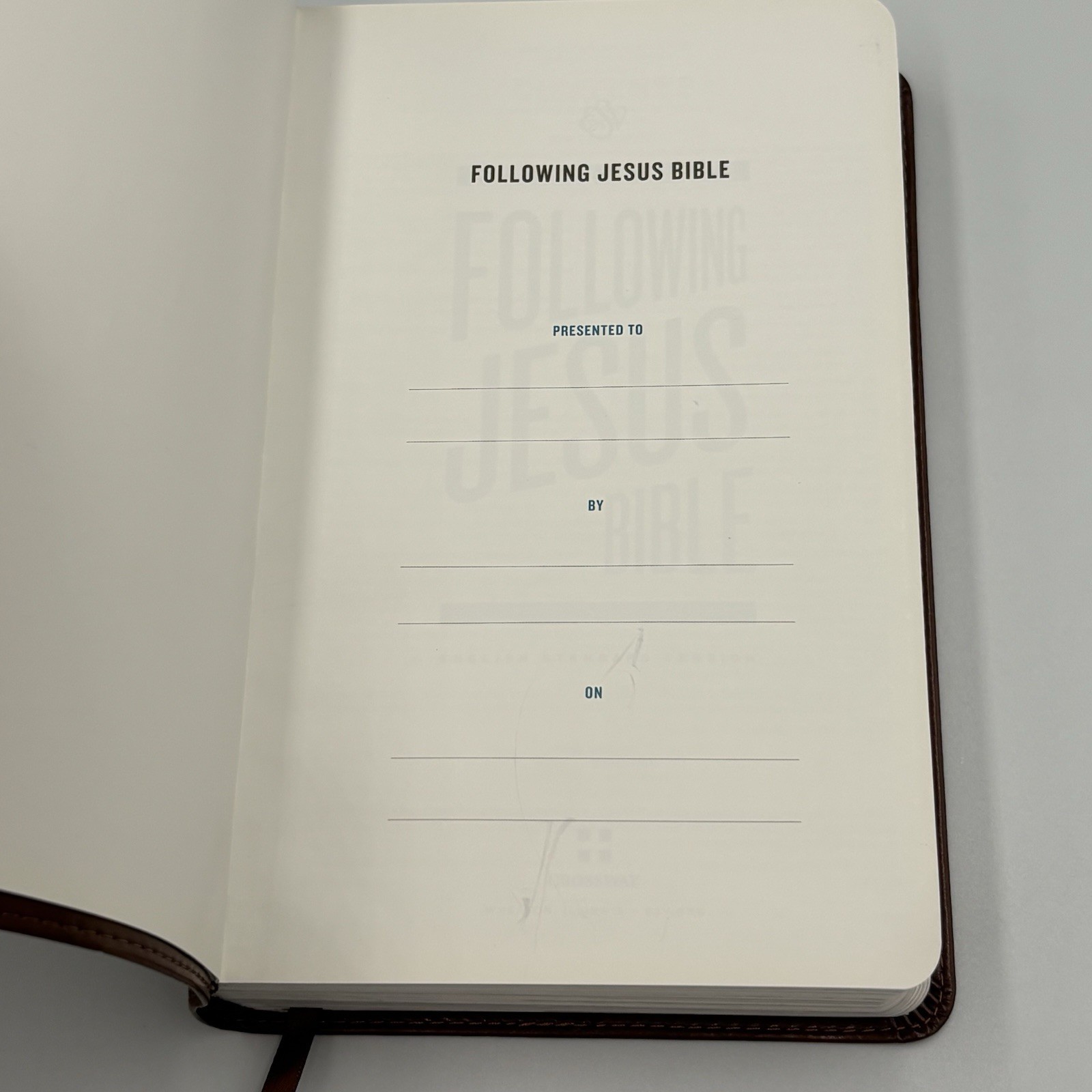 ESV Following Jesus Bible; TruTone, Br- 9781433545535, imitation leather, Bibles
