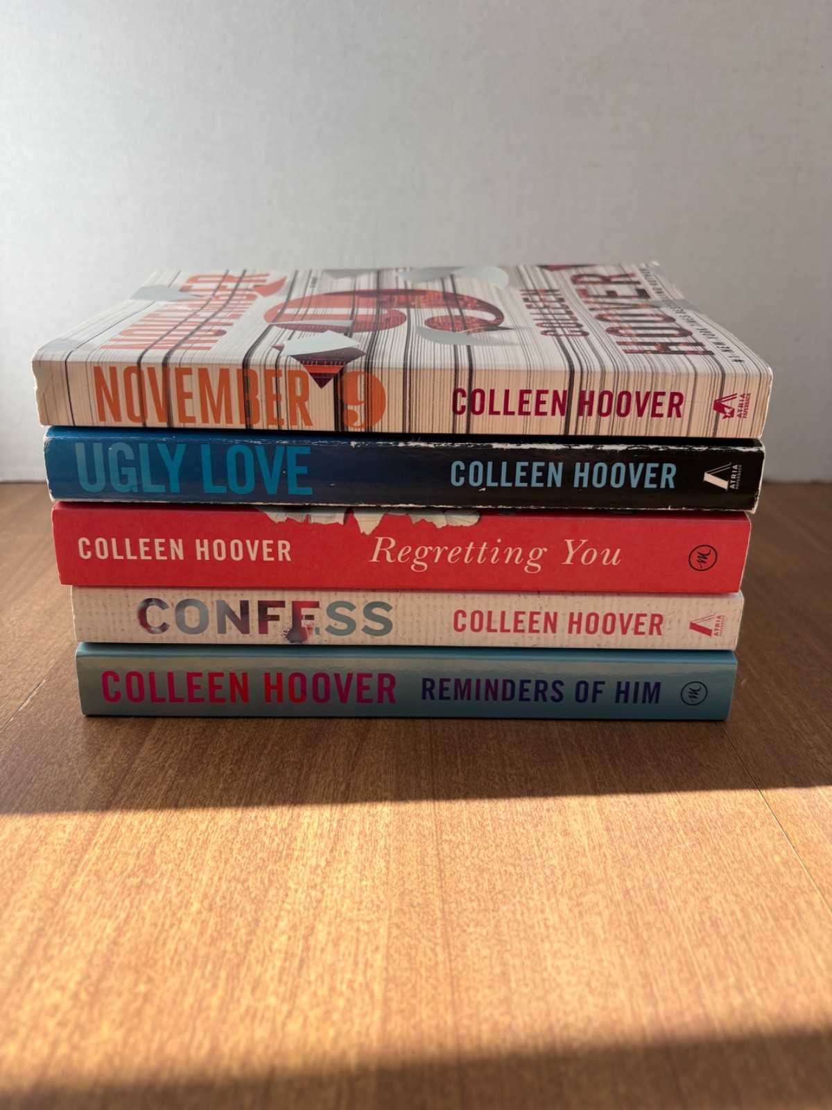 Colleen Hoover Lot of 5 Trade Paperbacks (See photos for titles)