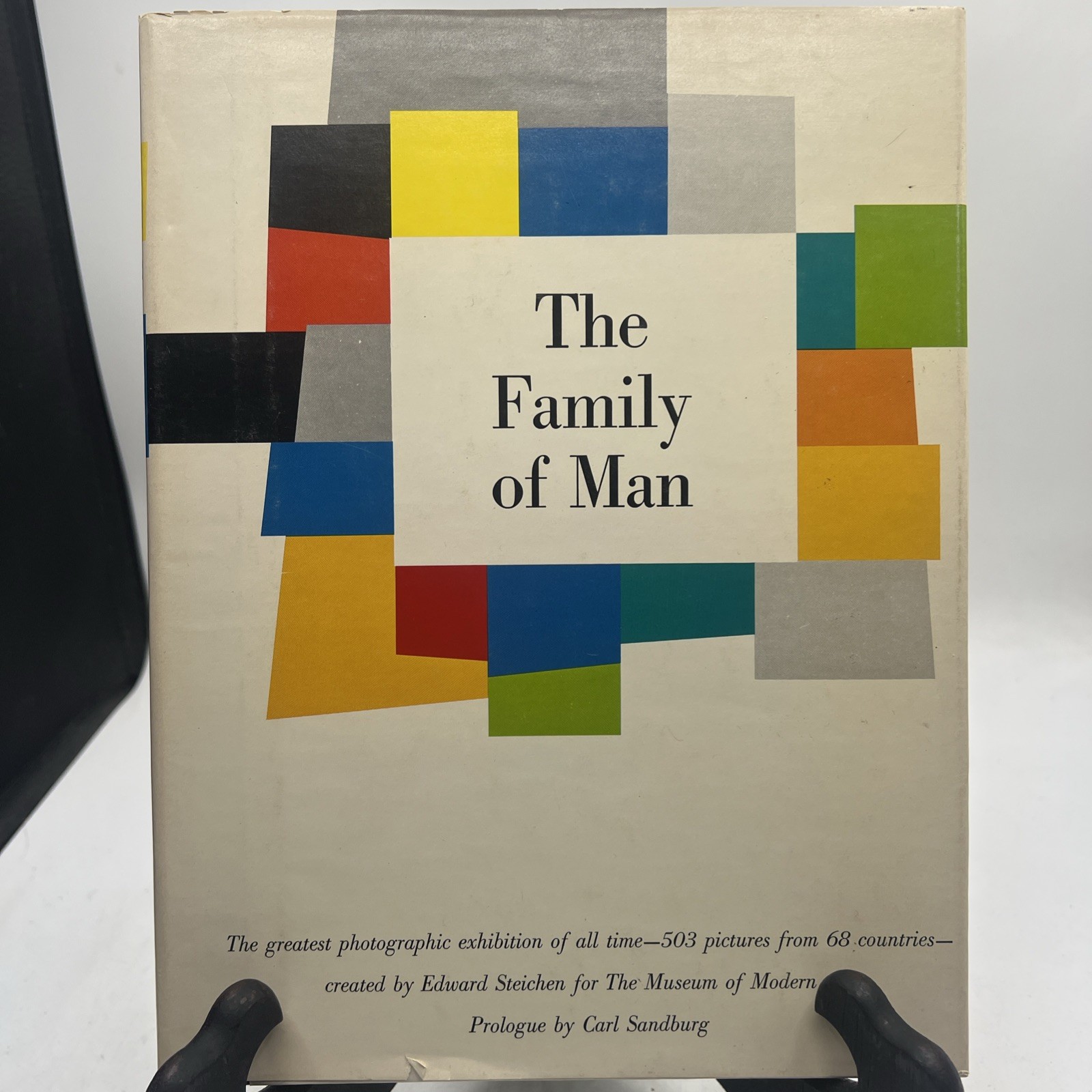 The Family Of Man Edward Steichen first edition HC/DJ Carl Sandburg MOMA
