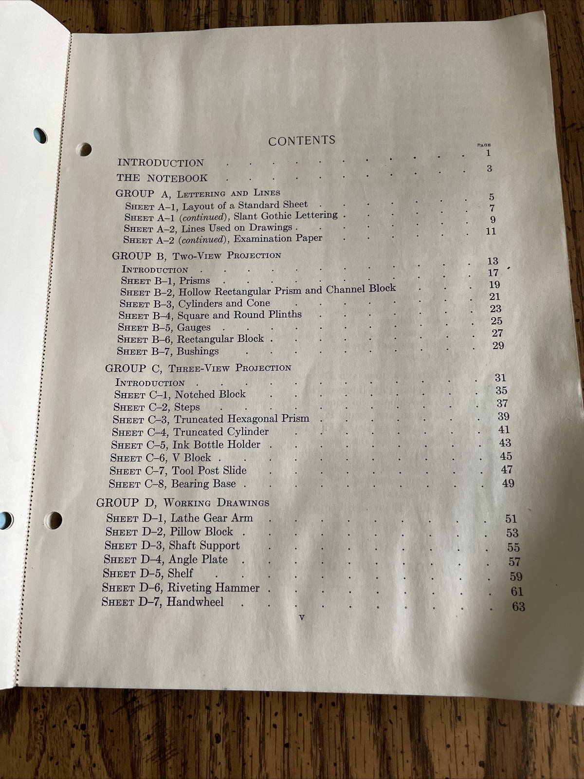 Instruction Sheets in Mechanical Drawing 1930 Elmer A. Rotmans – Allyn And Bacon