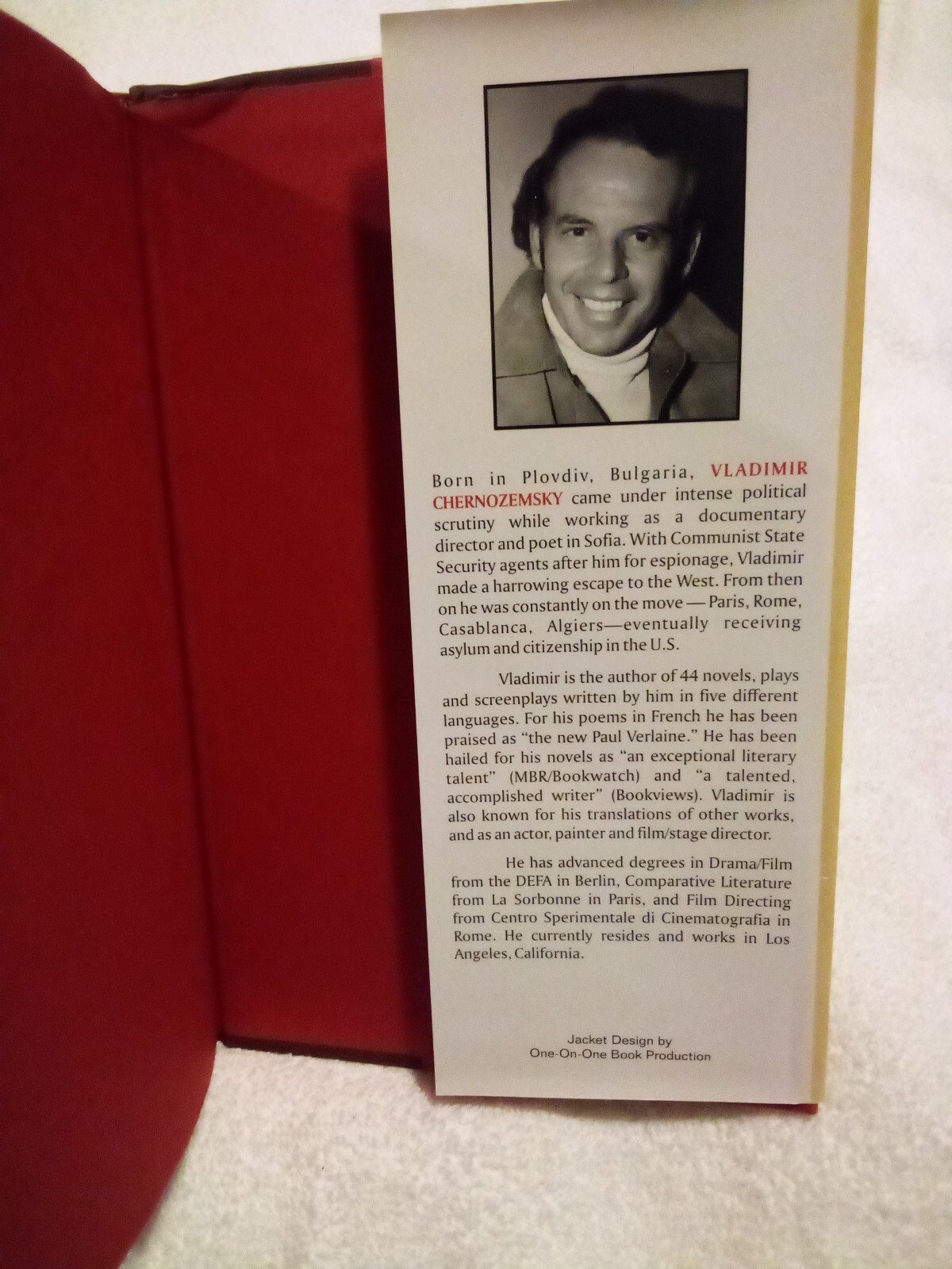 Lion of the Balkans by Vladimir Chernozemsky Rare 1st Edition Advance Copy HC DJ