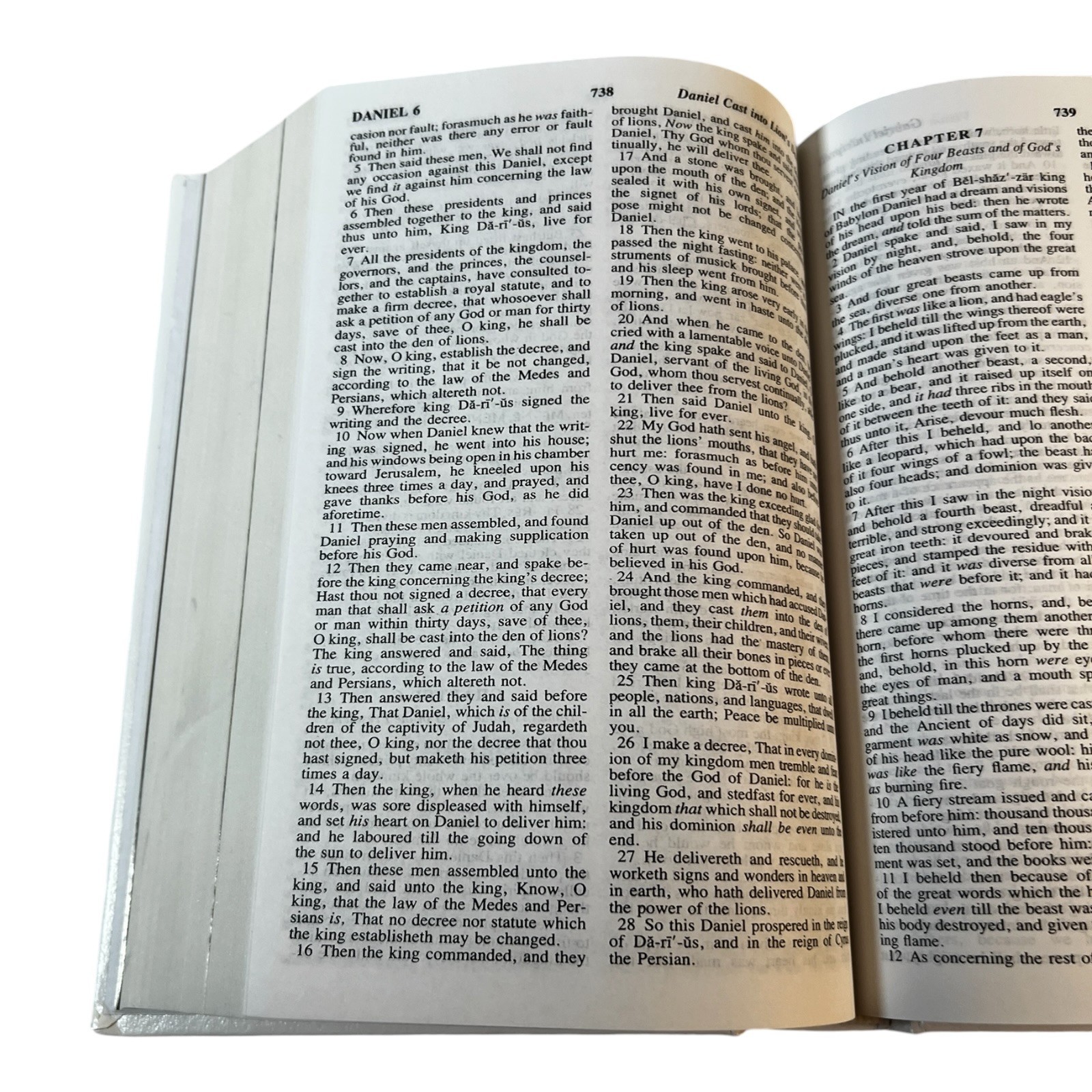 Holy Bible Comfort Edition King James Version White Hardcover KJV