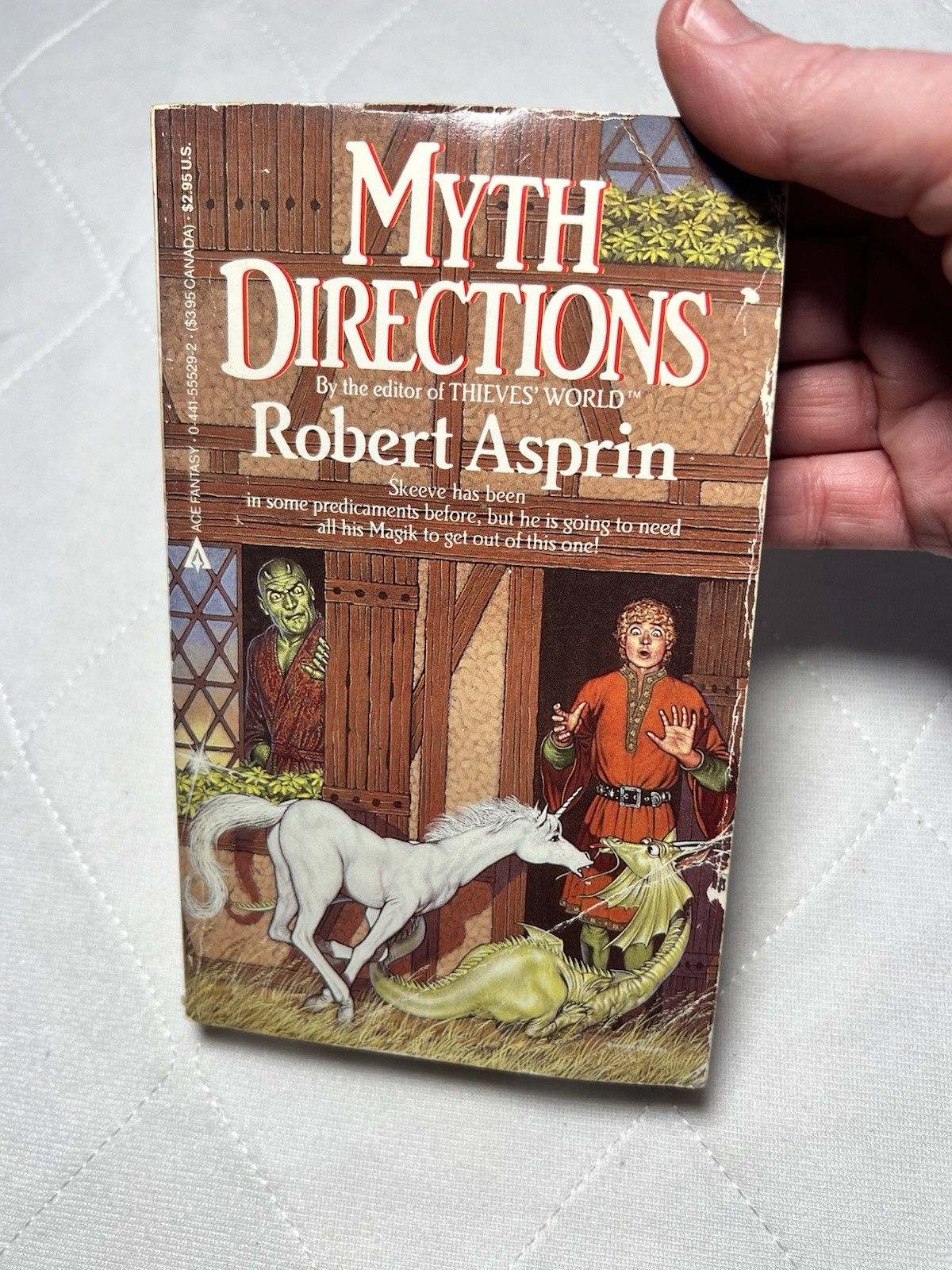 Robert Aspirin Books FIVE Myth Adventures Series Paperback 1980s Vintage