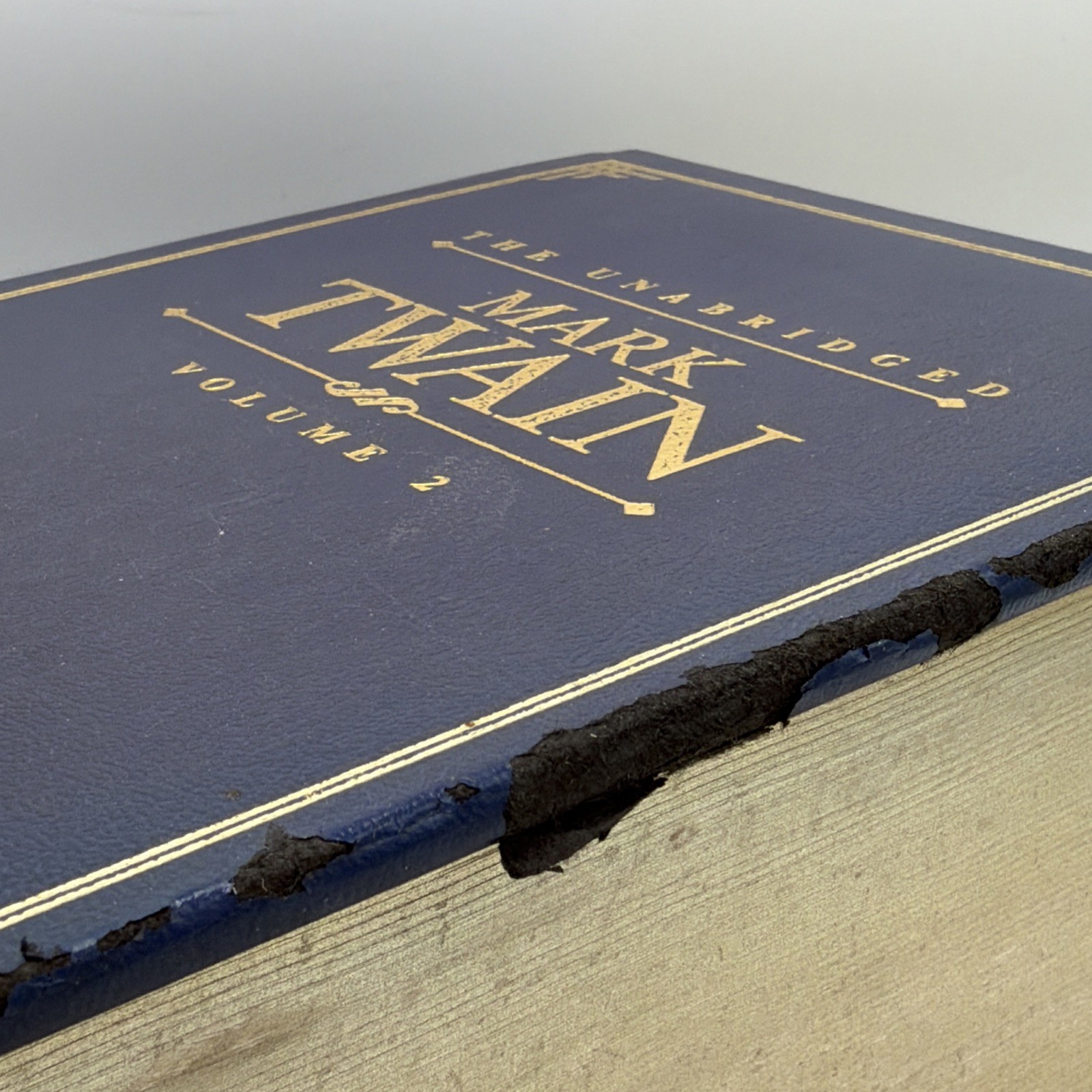 The Unabridged MARK TWAIN Volume 1 and 2 Courage Book set Kurt Vonnegut 1997 VTG
