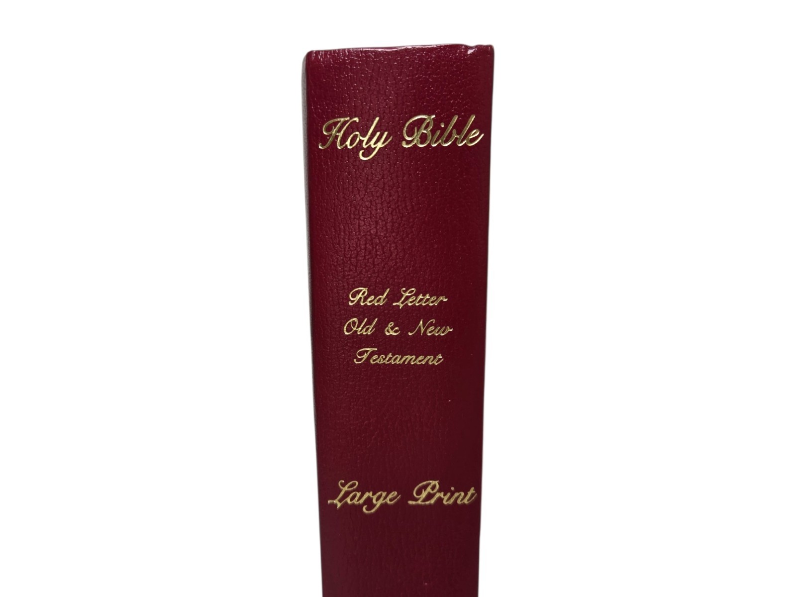 God’s Holy Bible KJV Special Margin Edition LARGE PRINT 1999 Burgundy Red Letter