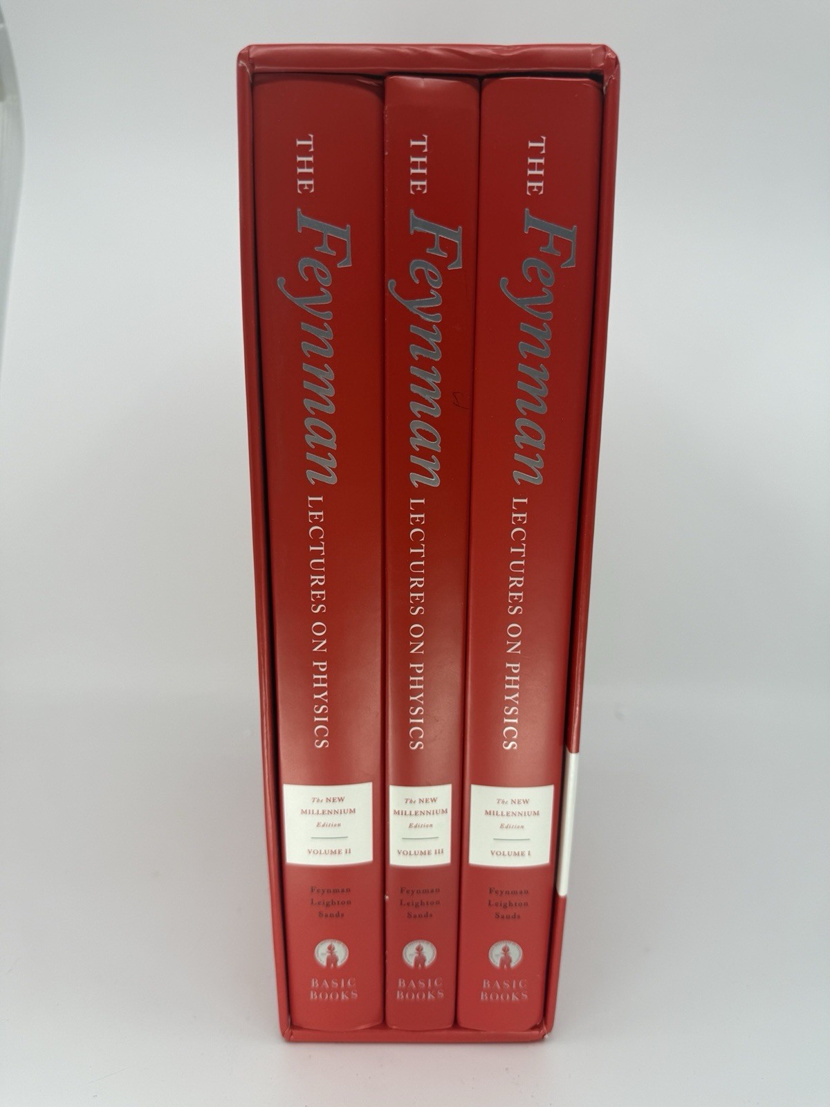 Feynman Lectures on Physics 3 Vol Millennium HC Set + Genius + Tips Book Lot 5