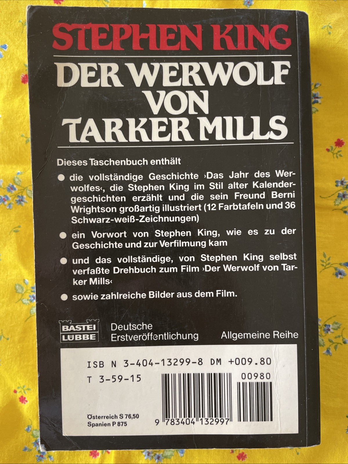 Der Werwolf von Tarker Mills von Stephen King, Illus. Berni Wrightson (1985, PB)