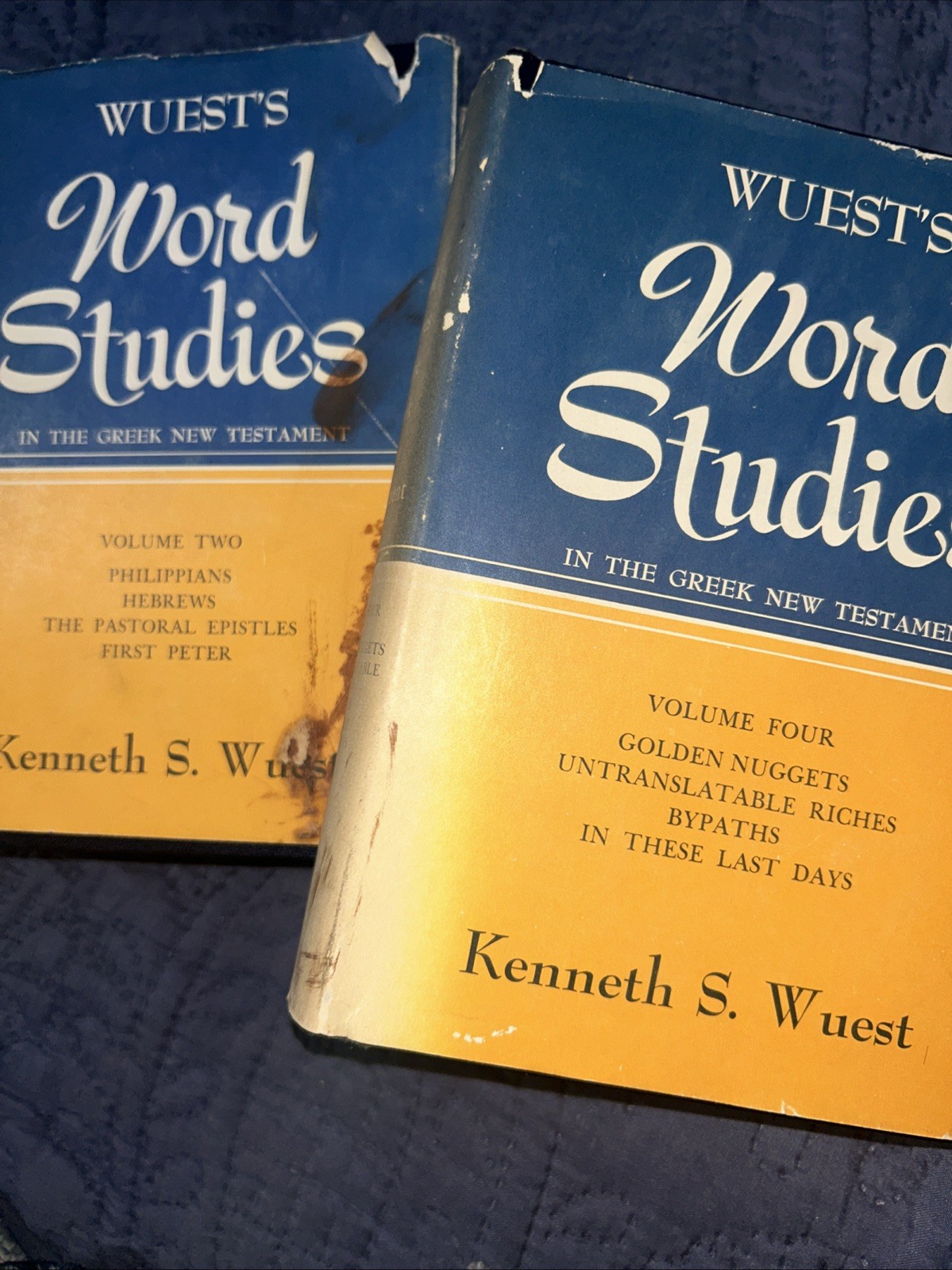 Word Studies in the Greek New Testament by Kenneth S. Wuest Volume 2 & 4