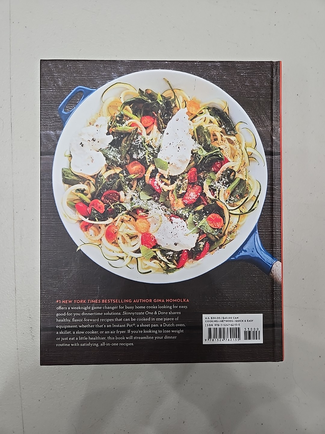 SkinnyTaste One & Done By Gina Homolka Hardcover Pre-owned Good