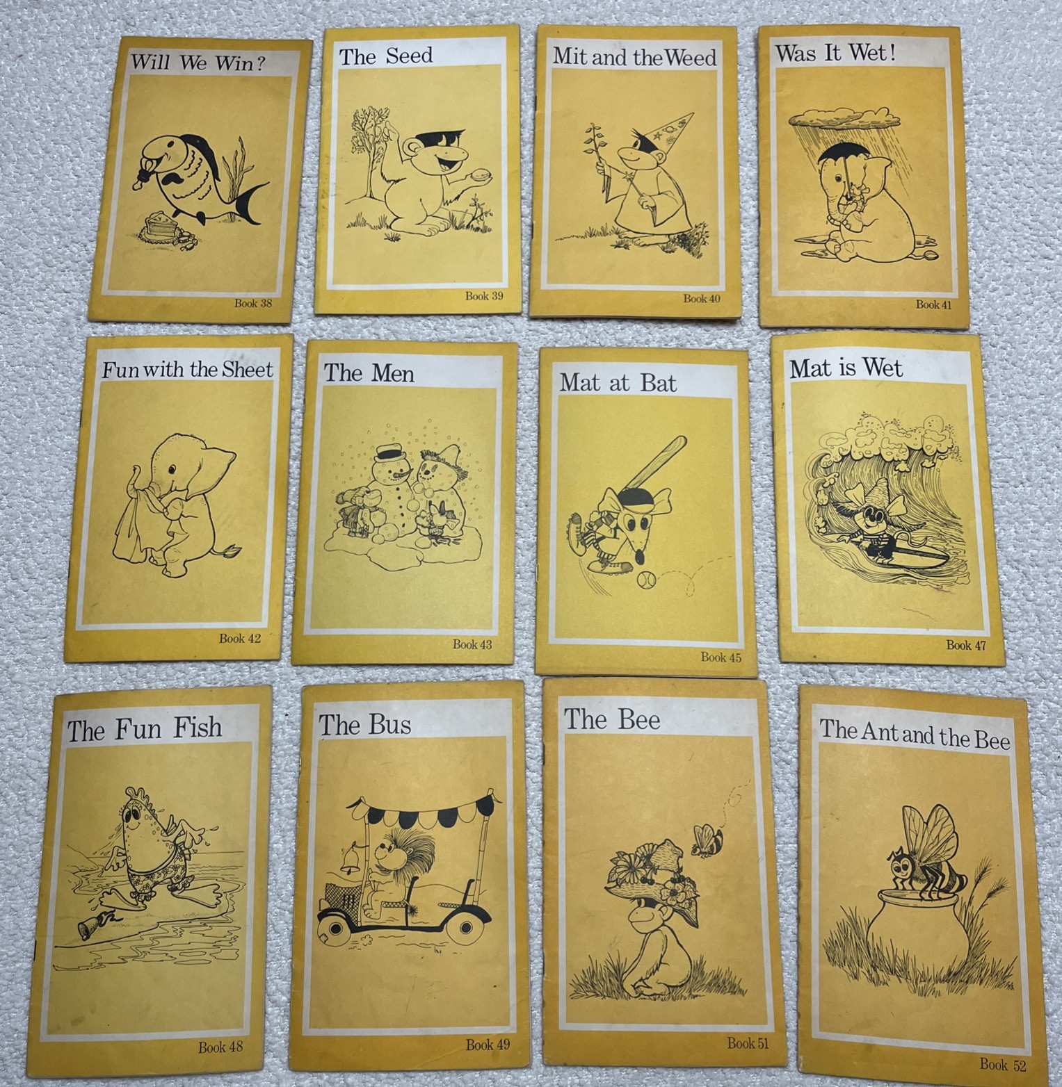 SWRL Ginn and Company 1970s Learn to Read Phonics 12 Book Lot
