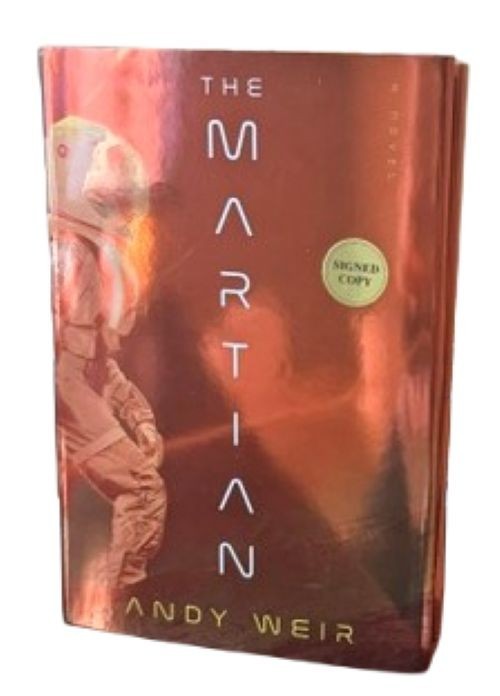 The Martian by Andy Weir ✎ SIGNED ✎ NEW Deluxe Edition Book