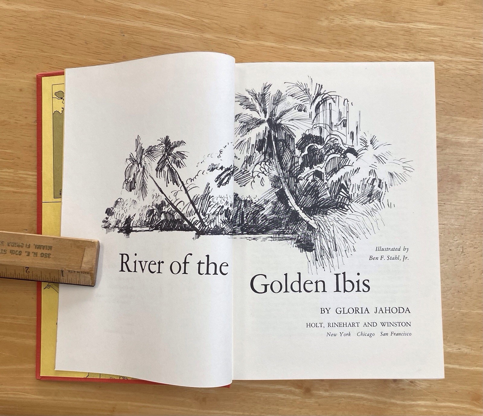RIVER of the GOLDEN IBIS by Jahoda (1973 First, HC/DJ) Hillsborough River, FL