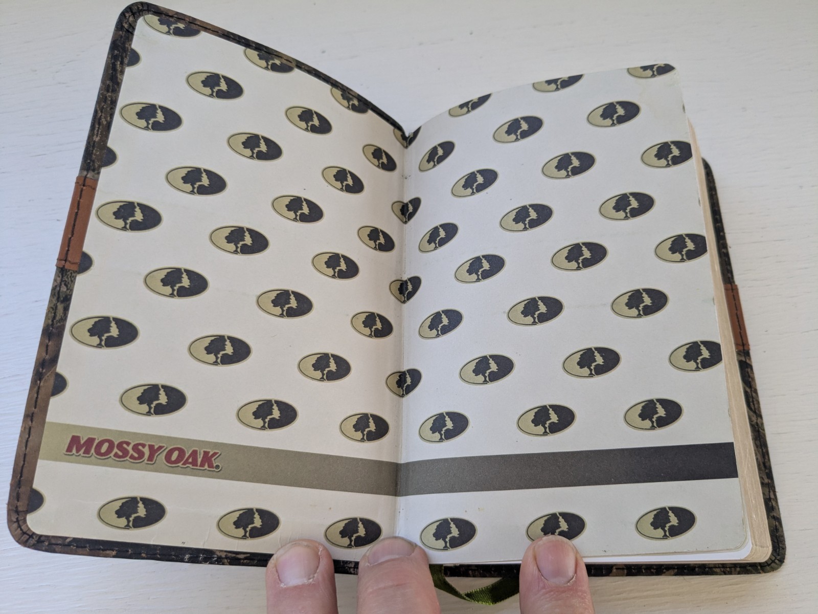 NKJV Compact Mossy Oak Camo Outdoors Bible LeatherSoft 1990