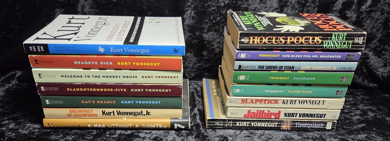 Kurt Vonnegut 15 Book Lot Slaughterhouse Five Breakfast Of Champions Uncorrected