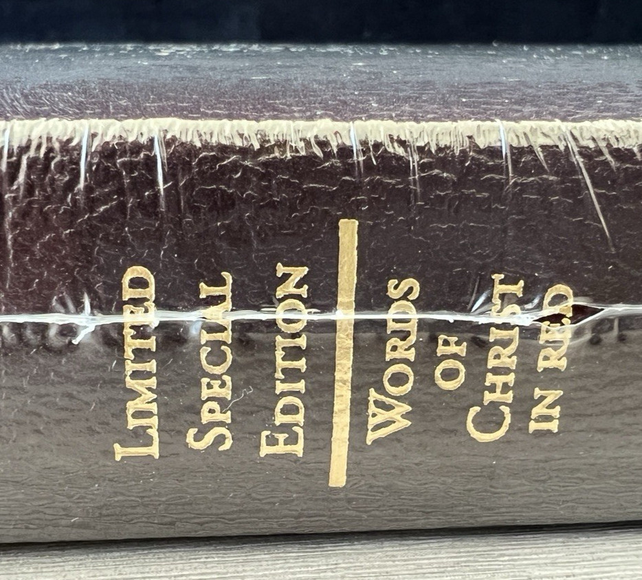 SEALED Jack Van Impe LIMITED SPECIAL THIRD EDITION Prophecy Bible LEATHER