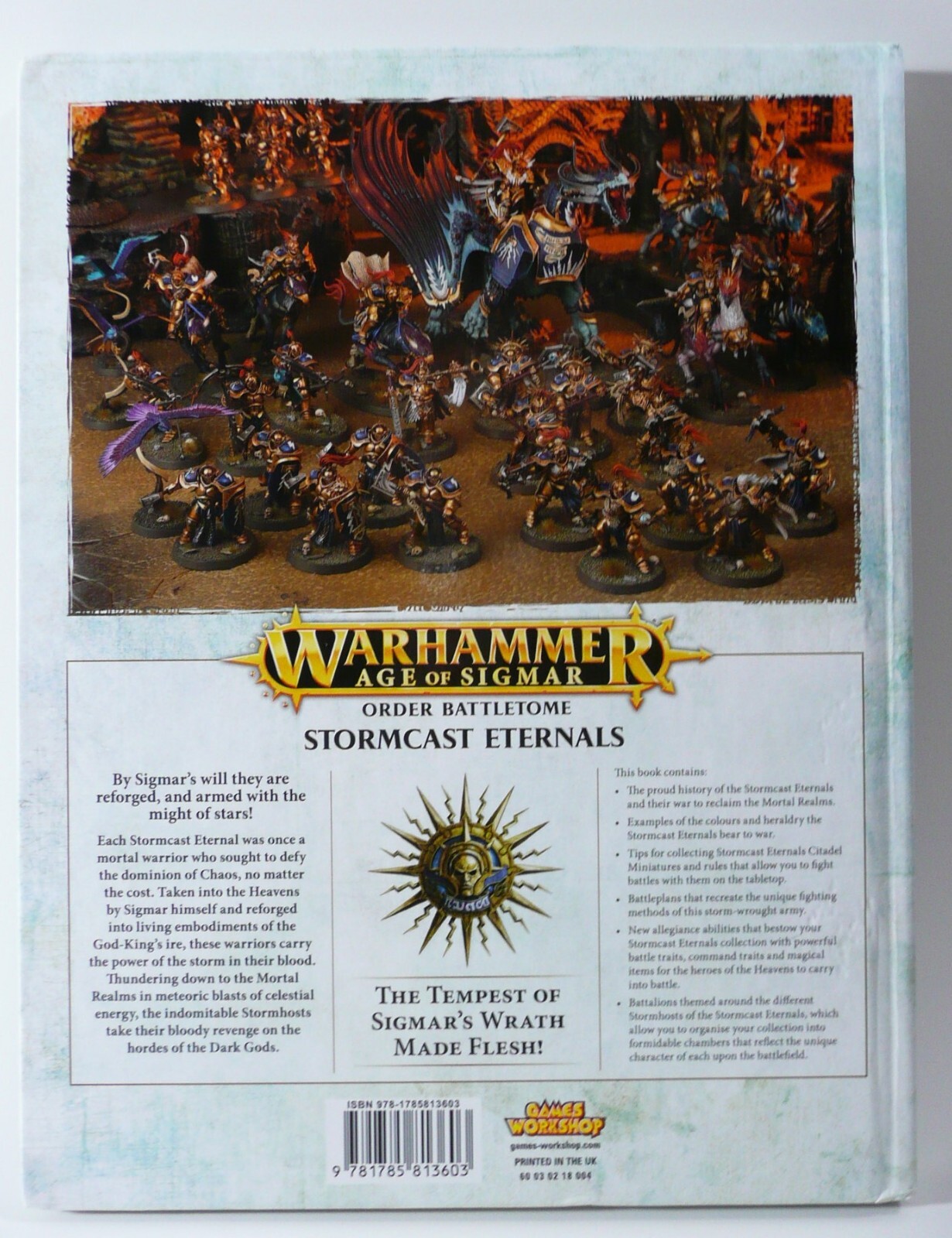 Warhammer Age Of Sigmar Stormcast Eternals Hardcover Book Minor Damage 168 Pages