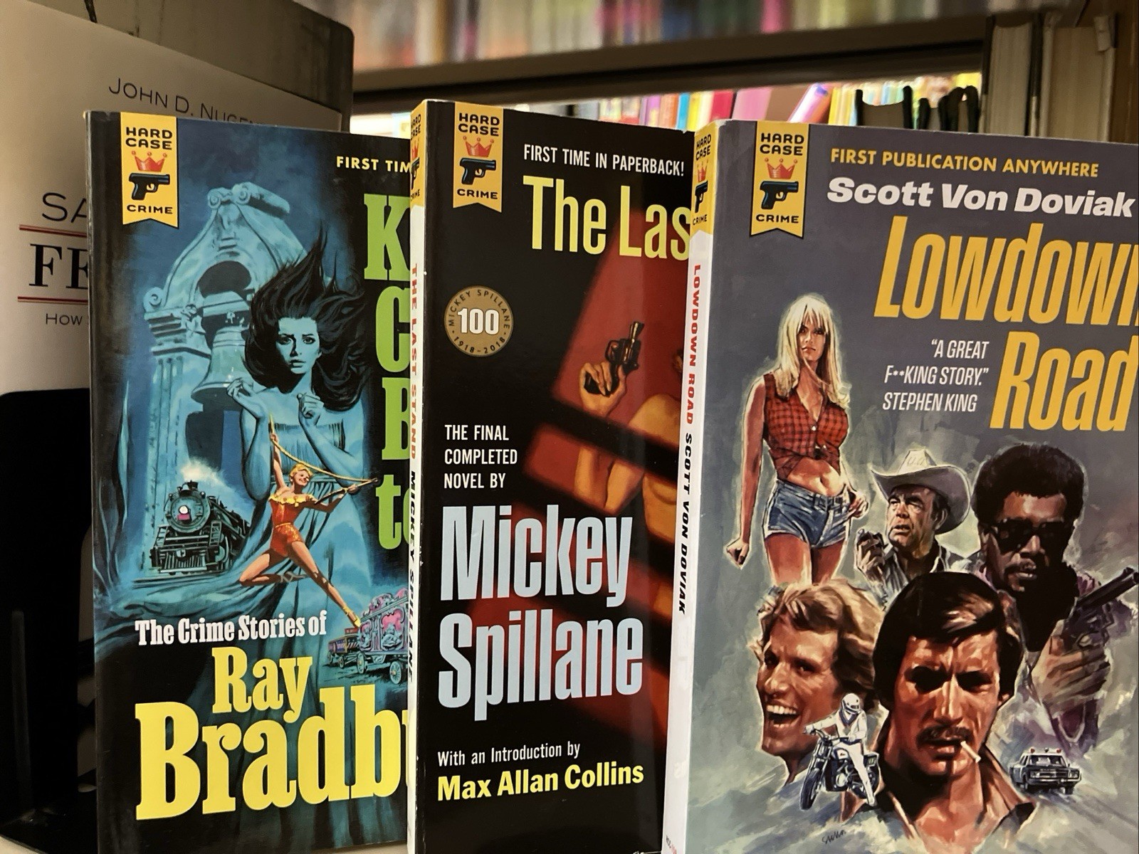 Hard Case Crime Noir Gardner Westlake Bradbury Spillane (Lot of 11 PBKs)