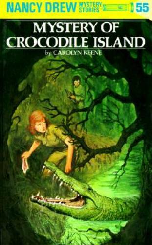 Mystery of Crocodile Island (Nancy Drew, No. 55) – Hardcover – GOOD